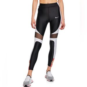 Nike Speed colorblock black white tights new